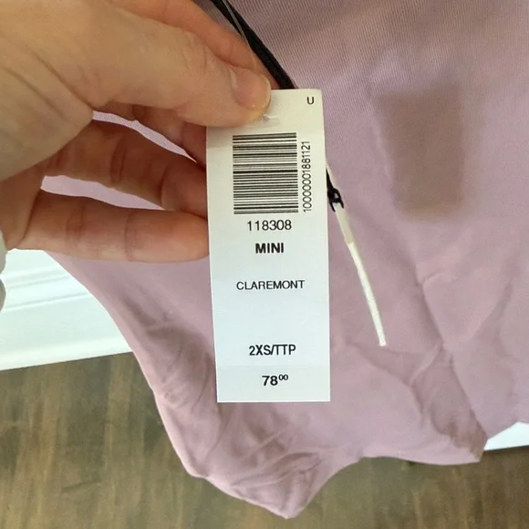 Aritzia Mauve Mini Dress - Picture 3 of 4